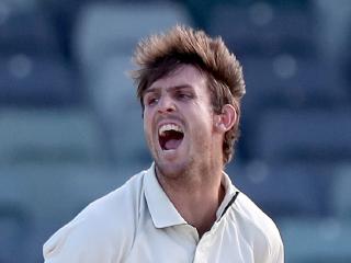 Mitch Marsh of Western Australia reacts during day 4 of the JLT Sheffield Shield match between Western Australia and Queensland at the WACA in Perth, Monday, November 27, 2017. (AAP Image/Richard Wainwright) NO ARCHIVING, EDITORIAL USE ONLY, IMAGES TO BE USED FOR NEWS REPORTING PURPOSES ONLY, NO COMMERCIAL USE WHATSOEVER, NO USE IN BOOKS WITHOUT PRIOR WRITTEN CONSENT FROM AAP