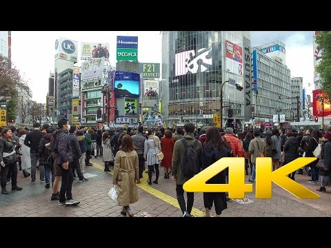 Walking around Shibuya - Tokyo - 渋谷を歩く- 4K Ultra HD 🗼 🏙  🇯🇵