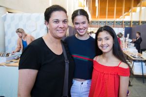 Lee Wah, Isabella Wah, 14, and Alessandra, 12. 