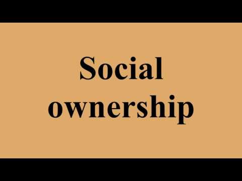 Social ownership