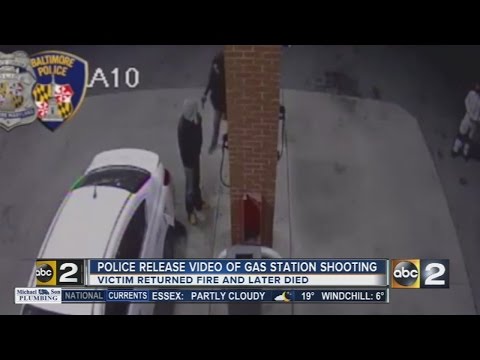 Man shot, killed while pumping gas in Baltimore