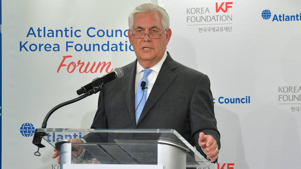 H2 tillerson korea