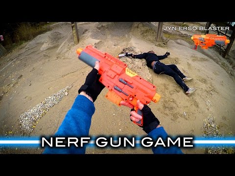 Nerf meets Star Wars: Gun Game (First Person in 4K!)