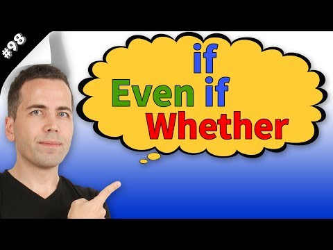 If, Even if, Whether Konu Anlatımı #98