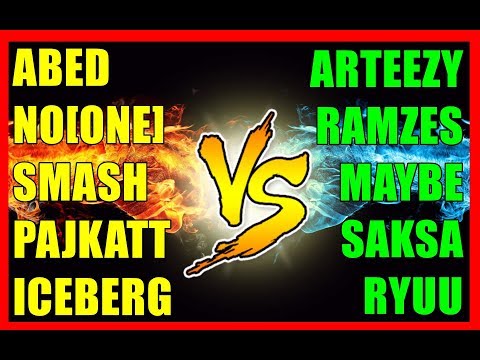 SMASH ABED NO[ONE] vs ARTEEZY RAMZES SAKSA | EX - 10 000 MMR | DOTA 2 |KURAMA DOTA