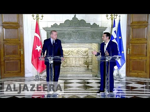 Turkey's Erdogan arrives in Greece for two-day visit