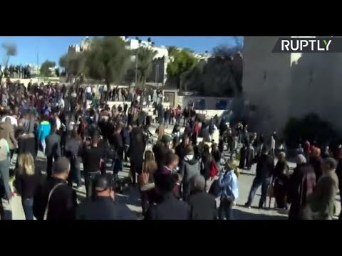 LIVE: Palestinians protest in Jerusalem against Trump’s recognition of the city as Israel’s capital