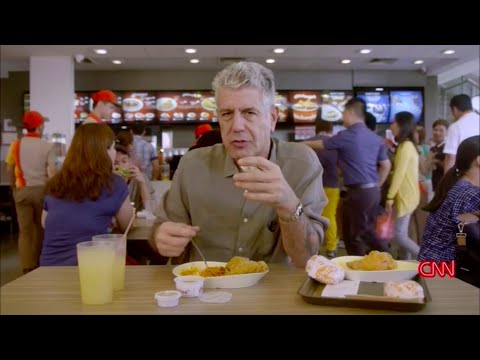 Anthony Bourdain tries Jollibee in Manila (Parts Unknown Season 7 episode 1)