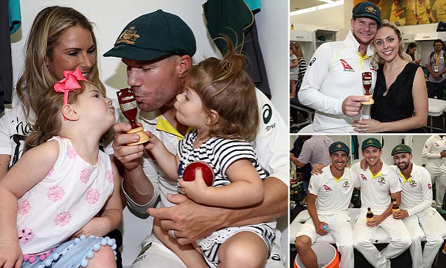 Australia in jubilant celebrations after reclaiming Ashes