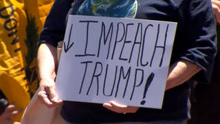 Impeach trump sign