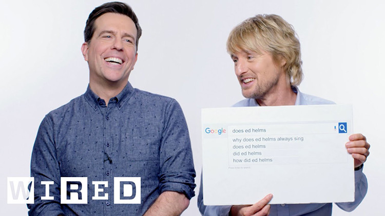 Owen Wilson and Ed Helms Answer the Web’s Most Searched Questions About Themselves