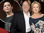 Meryl Streep  has responded to Rose McGowan's (pictured, October 2017) criticism of her after being accused of feigning ignorance regarding accusations of sexual misconduct against Harvey Weinstein