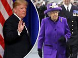 Just a working visit: Trump's decision not to have a state visit means he will only meet the prime minister, Theresa May, and not the Queen