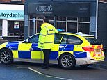 Police have evacuated an area in Chesterfield, Derbyshire while bomb squad officers assess the scene