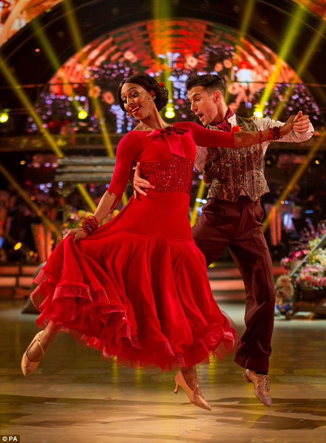 Big weekend: Alexandra competed in Saturday night's Strictly Come Dancing final with dance partner Gorka Maquez (pictured) but ultimately lost out on first place to underdog Joe McFadden