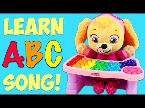 LEARN ABC Alphabet Song with Paw Patrol Baby Skye Learning Colors and ABC's for Children & Toddlers!