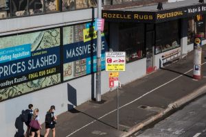 The Rozelle Rug Shop on Victoria Road, which has been closing down for more than a decade is finally closing down.