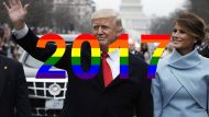 Donald Trump
2017 Year in Review Rainbow flag