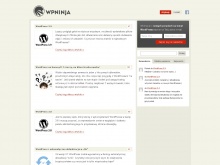 WPNinja - "Strona poświęcona WordPressowi, na której można znaleźć przydatne porady, opisy ciekawych wtyczek i motywów oraz informacje o nowych wersjach skryptu."