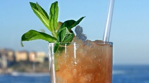 A Long Island Iced Tea cocktail at Bondi's Icebergs Bar in Sydney. Scott Nations, author of A History of the United ...