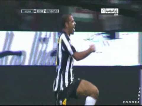 Felipe Melo's funny celebration vs AC Milan