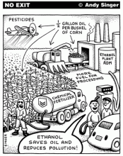 It's not as green as you think! (image: Andy Singer)