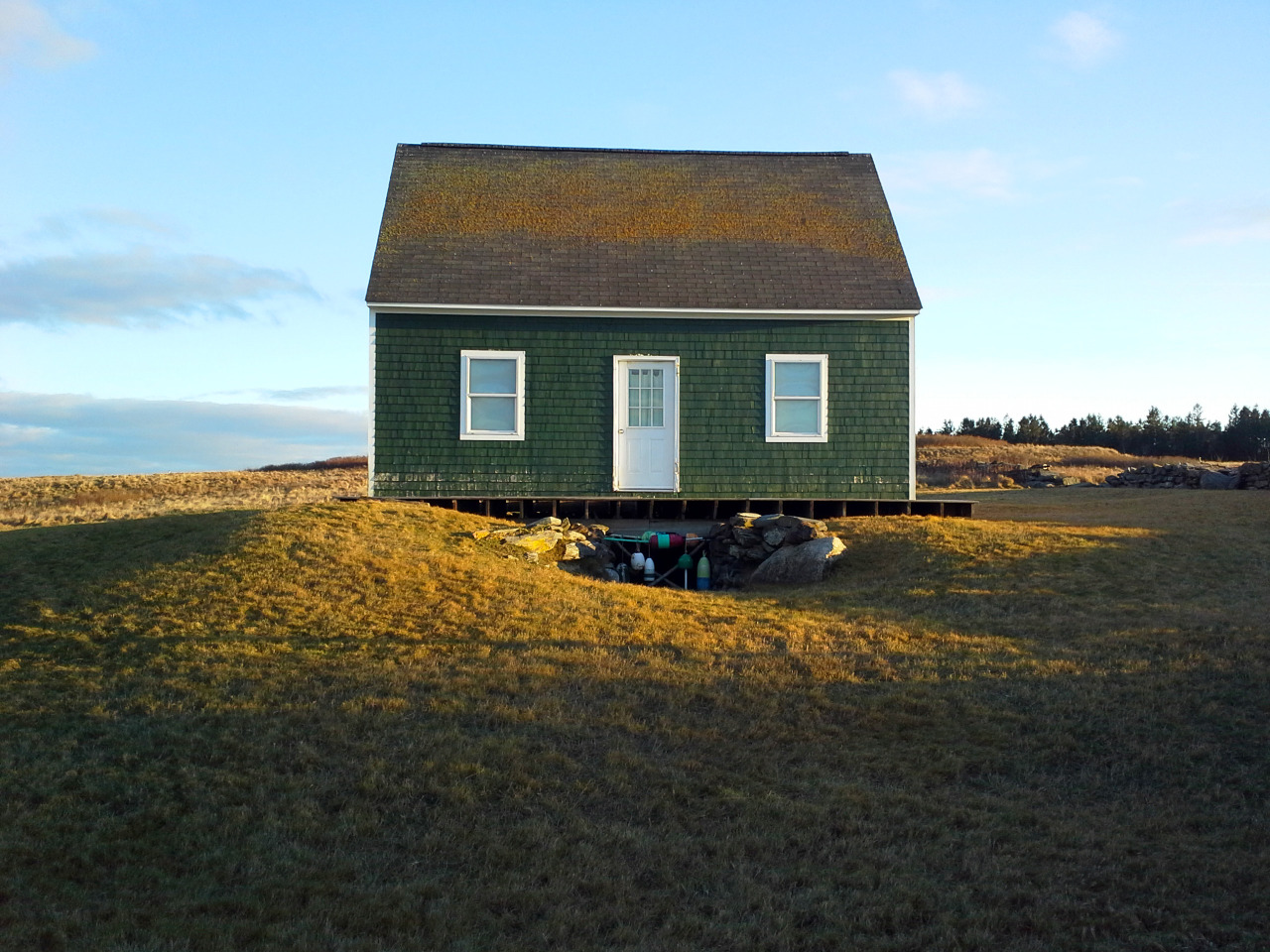 Island Cabin off the coast of Cape Elizabeth, Maine
Photographed by Christopher Cane