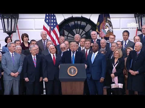 President Trump Delivers Remarks at a Bill Passage Event