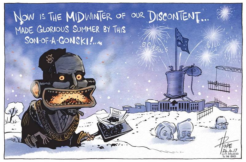 Cartoon: Midwinter of our Discontent