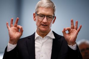 Apple CEO Tim Cook's total payout for the year was about $US102 million.