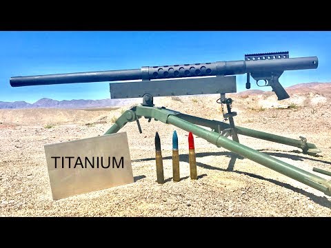 20MM VS TITANIUM - WILL TITANIUM STOP A CANNON?