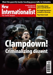 New Internationalist Magazine: front cover