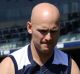 Gary Ablett at Geelong's home ground.