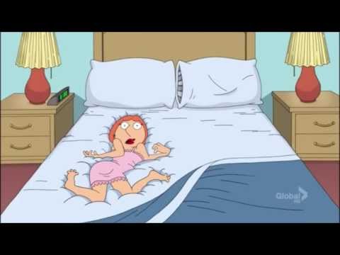 Peter crushes lois in bed