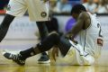 Casey Prather dislocates his elbow in Wollongong.