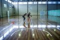 Canberra Capitals Natalie Hurst, Jordan Hooper and Chevannah Paalvast training for their last WNBL game of the season.