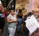 Shoppers turn out for the Boxing Day sales. 