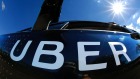 FILE - In this Monday, Sept. 12, 2016, file photo, a self-driving Uber sits ready to take journalists for a ride during ...