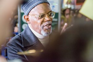 Samuel L. Jackson at the Kong- Skull Island Japan Premiere Red Carpet in Tokyo, Japan, 15 March 2017