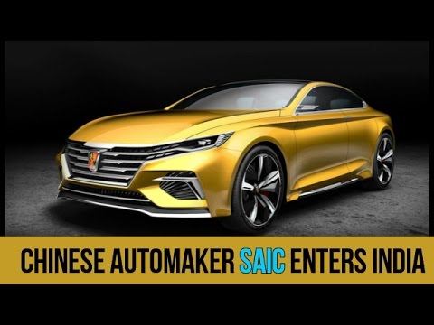 CHINESE AUTOMAKER SAIC ENTERS INDIA -- FIRST CHINESE AUTO FIRM TO ENTER INDIA