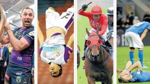 From flips to flops: Triumph and despair in the sporting year that was.