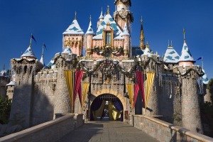 Sleeping Beauty's Winter Castle at Disneyland, California.