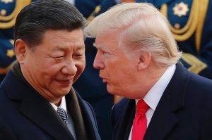 President Xi Jinping, left and US President Donald Trump: Will China's economy hold up in 2018 and will Trump be ...