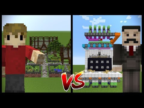 MINECRAFT BUILDING VS REDSTONE (Grian vs Mumbo)