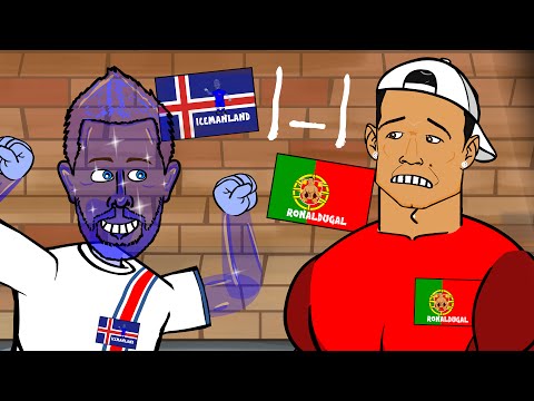 ICELAND BABY! Portugal vs Iceland 1-1 (UEFA Euro 2016 Birkir Bjarnason goal and highlights)