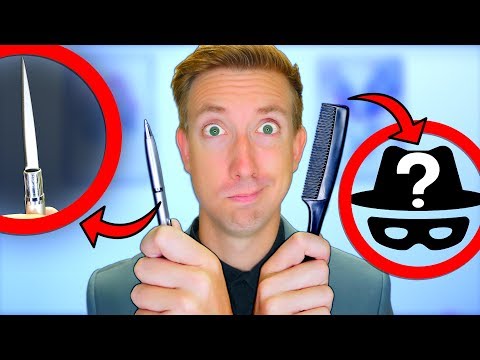 SPY GADGETS in REAL LIFE 🔍 5 Kingsman Items vs Fruit Ninja