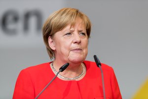 Angela Merkel during CDU Wahlkampf Heidelberg at Universitätsplatz Heidelberg, Heidelberg, Baden-Württemberg, Germany on 2017-09-05