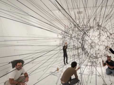 Miami Art Museum Installation of Large-Scale Work by Tomás Saraceno