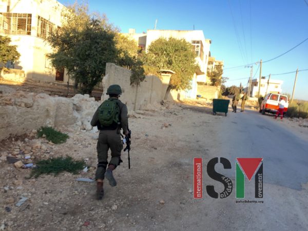 Israeli military inside Kafr Qaddum