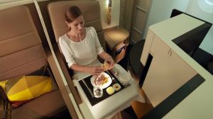 Etihad business class.